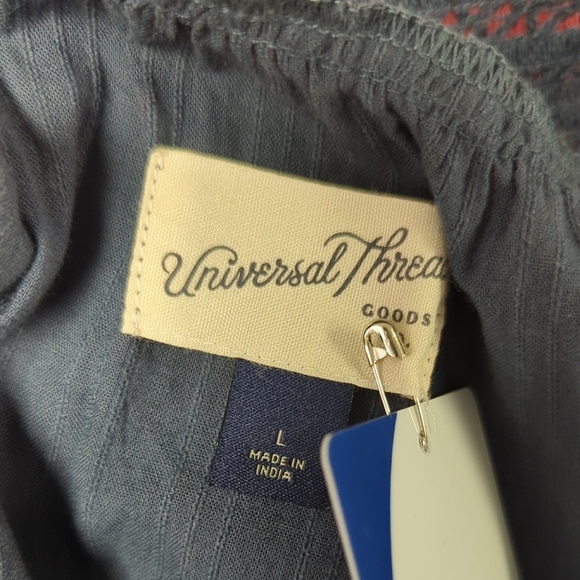 Universal Thread Crochet Tank Midi Dress Blue 0 bohemian cottagecore beach - Picture 6 of 7